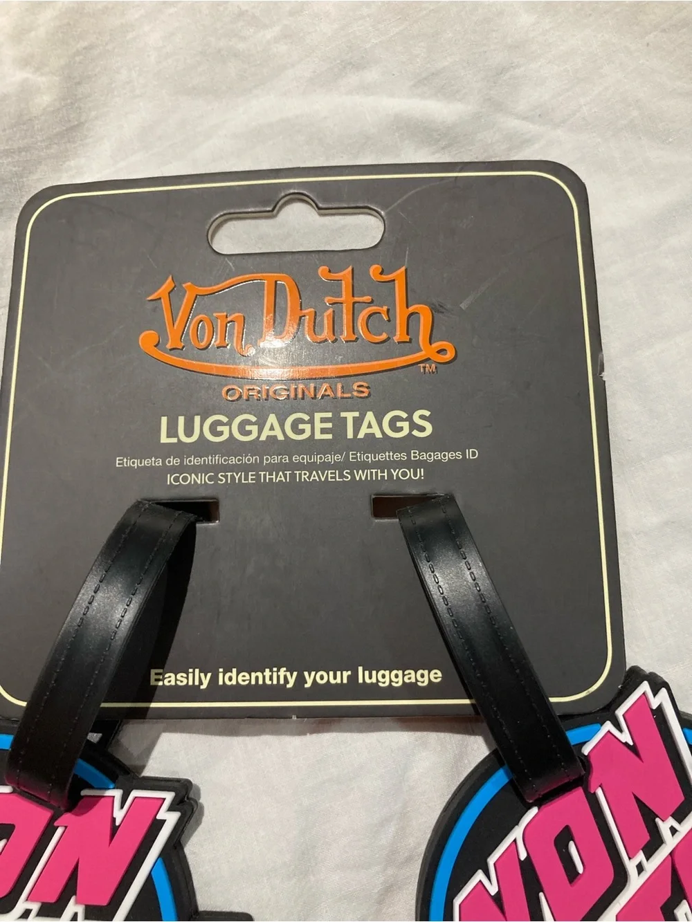Von Dutch Luggage Tags, NWT!